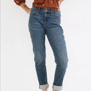 Madewell Slim Boyjean in Fearn Wash